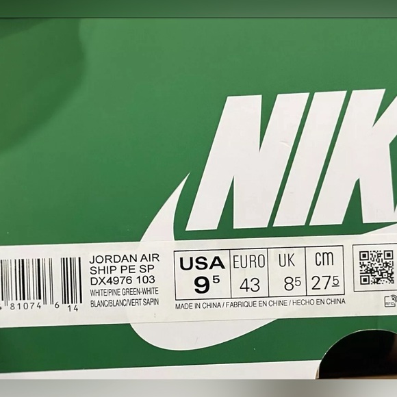 Nike Air Jordan Air Ship PE SP Sneakers - Picture 10 of 10